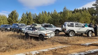 Поездка на Ингодинские дворцы. Lexus LX 470, Jeep, Prado, Carib, Discovery, Delica, Forester