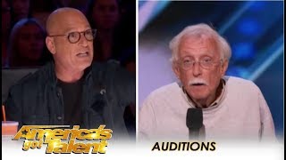 Watch What Happens When Howie Recognizes Fellow Comedian From Years Past | America's Got Talent 2018