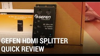 HDMI Splitter - 4K Ultra HD 1x2 from Gefen | Review