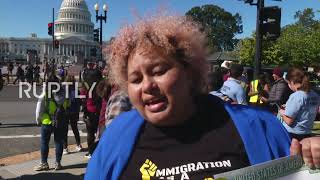 USA: At least 30 arrests at march in support of "Build Back Better" plan