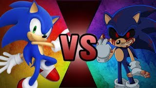 SONIC VS SONIC.EXE! (WWE 2K17 Cartoon Battle #35)