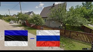 Россия и Эстония - сравнение. Eesti - Venemaa. Estonia - Russia.