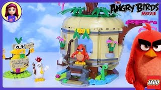 LEGO Angry Birds Movie Bird Island Egg Heist Build Review Play - Kids Toys