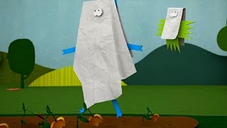 Бумажки - Бумажные слезы - мультфильм для детей - поделки своими руками