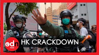 Hong Kong Police Fire at Activists Opposed to Chinese National Anthem Law