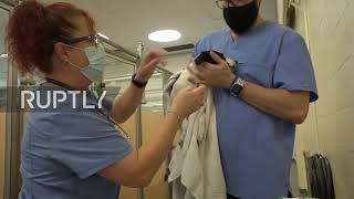 USA: Florida animal shelter takes in rescue pets from shelters on Hurricane Ida's path