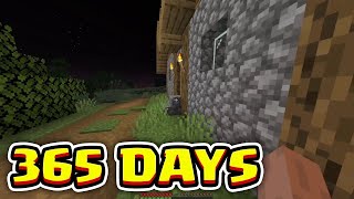 365 days in MINECRAFT world (World Record)