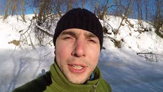 Утопили снегоход