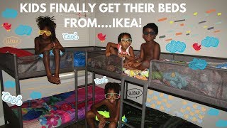 KIDS FINALLY GOT THEIR NEW BED   FROM IKEA!