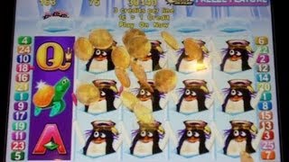 Aristocrat - Deep Freeze Slot Bonus 553x ~BIG WIN~