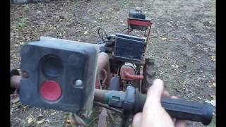 Мотоблок из скутера испытание tillage