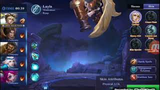 ML:Layla, cannon and roses gameplay