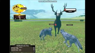 WolfQuest ~ Multiplayer ~ Playing with my friends *Long vid.*