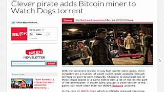 Watch Dogs Torrent Infected With Bitcoin Miner