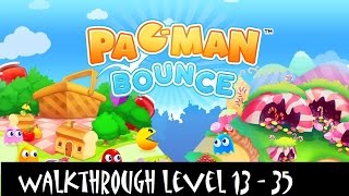 PAC-MAN BOUNCE - 3 STARS WALKTHROUGH LEVEL 13 - 35