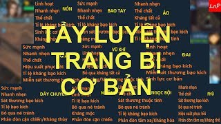 VLTK Mobile - Cách Tẩy Luyện Cơ Bản Trên Trang Bị
