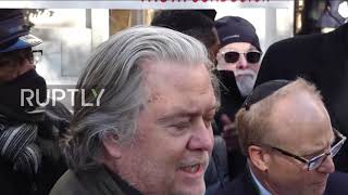USA: Steve Bannon released pending trial after handing over passport