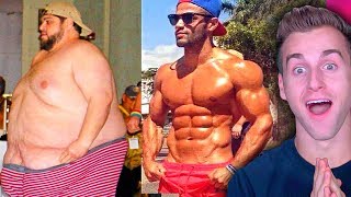 Reacting To Insane FAT to LEAN Body Transformations (UNREAL)