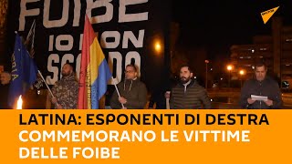 #Latina: esponenti di destra commemorano le vittime delle Foibe
