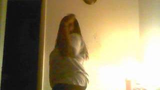 me being silly nd dancing to watch out for the big girl