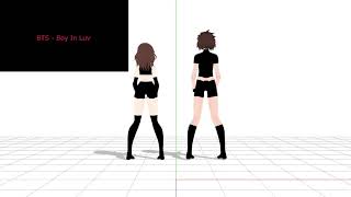 [MMD] Boy In Luv Motion Trace WIP 1