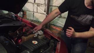 Dodge Charger coolant system cleaning in Russia