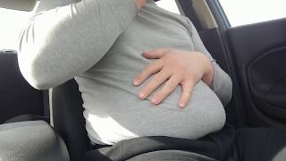 Stuffing in a tight shirt (Real Time Stuffing/Burps)