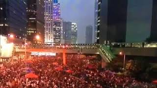 UFO Appears During Live TV Coverage of Hong Kong Protests