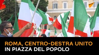 Roma, centro-destra unito in Piazza del Popolo