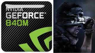 Call of Duty®: Ghosts GeForce 840m Gameplay