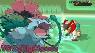 Pokemon X and Y WiFi Battle VS ZeBigCheese - 50/50 Chance