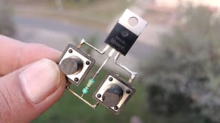 TOP 3 ELECTRONIC PROJECTS WITH Z44N MOSFET, TIP41C TRANSISTOR & 10K POTENTIOMETER.