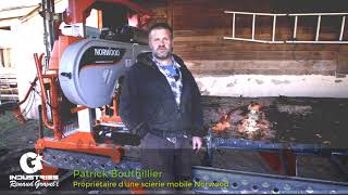 Témoignage propriétaire d'une Scierie Mobile Norwood | Industries Renaud Gravel Inc