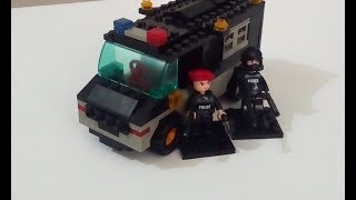 Sluban police toy building blocks