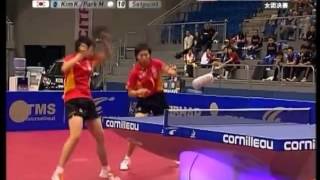 Guo Yue,  Li Xiao Xia vs.  Kim Kyung Ah,  Park Mi Young World Cup Table Tennis 2007