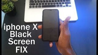 How to Fix Black Screen iPhone X