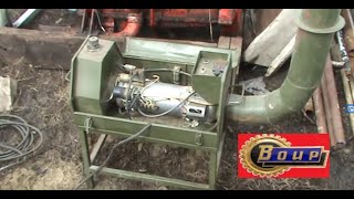 Автономная печь на жидком топливе. Бензиновая.