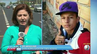 BALANÇO GERAL -  Homicídio em Araguari