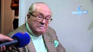 Succès du FN : Jean-Marie le Pen répond aux questions des journalistes