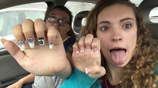 JAMES BURNT OFF HIS HAIR AND PROM NAILS || Last Month of High School Vlog