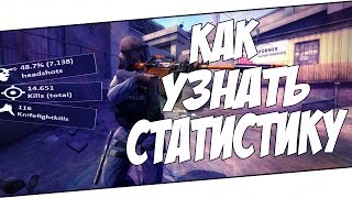 КАК УЗНАТЬ СТАТИСТИКУ В CS:GO