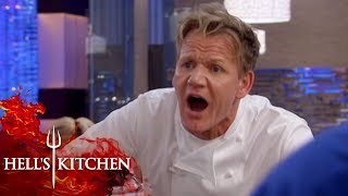 "He's Doing Nothing While Staring At Himself In The Mirror!"  | Hell's Kitchen