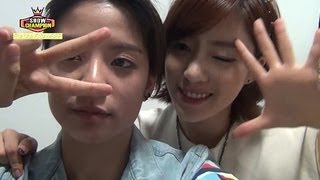 Show Champion BackStage - New MC, Eunjung & Amber, 새로운 MC 은정 & 엠버