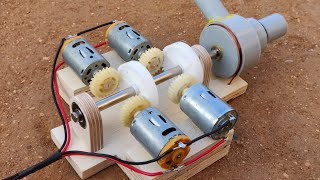 Most Powerful V4 arrangement motor Using Water Pump