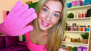 ASMR ESSEX BABE MAKES YOU GLOW! | Beauty Salon Roleplay