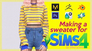 Making a Sweater for The Sims 4