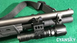 Дальнобойный подствольный фонарь Cyansky K3 V.2.0
