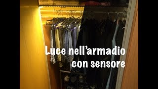 Led ad accensione automatica nell'armadio