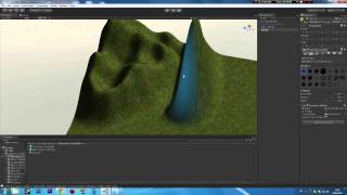 Урок по Unity 3d #2 (Создание земли, добавление деревьев, создание водоёма)