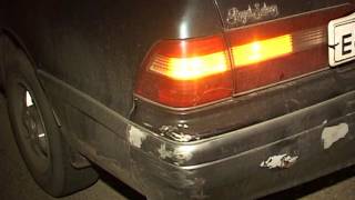 На Сопочной автомобиль Honda Capa загнал Toyota Crown в леера